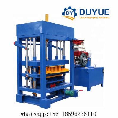 Qt4-30 Hydraulic Curbstone Forming Equipment in Kenya