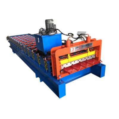 Color Steel Ibr Roof Sheet Roll Forming Machine Trapezoidal Roll Forming Production Line