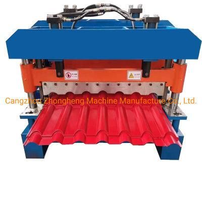 Construction Material Metcoppo Bamboo Metal Roof Galzed Tile Roll Forming Machine