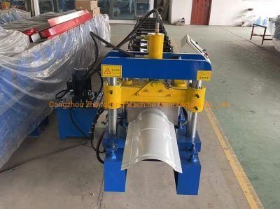 Automatic Steel Tile Cutting Machine Galvanized Ridge Cap Zinc Roofing Sheet Roll Forming Machine