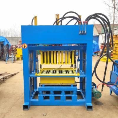 Colored Pavement Blocks Making Machine Hollow Bricks Making Machine Solid Blocks Making Machine Clay Block Making Machine Qt 4-30