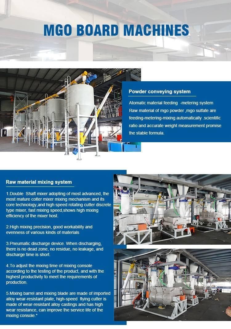 0 MGO Fireproof Board Magnesium Oxide Pure Sulfate Making Machine Production Line Proposal Offer