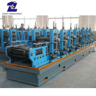 Blue Color Automatic Pipe Making Machine Tube Welding Mill