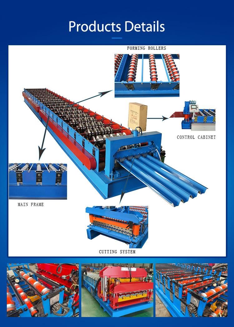 Trapezoidal Roofing Sheet Roll Forming Machine