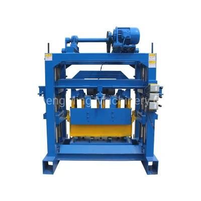 Manual Small Manufacturing Machines Making Brick Block