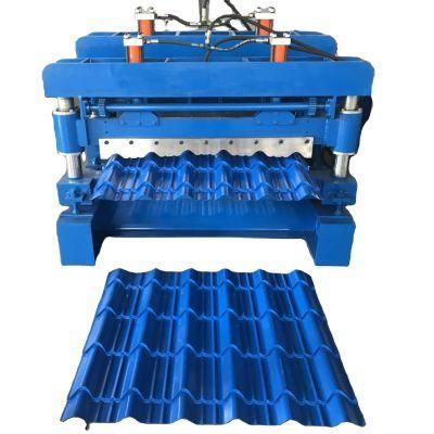 Glazed Tile Roof Panel Roll Forming Machine\ High Quality Construction Tile Making Machine