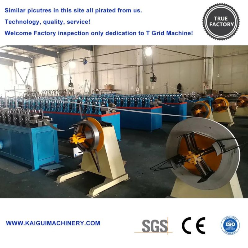 Ceiling T Grid Main Runner Cross Runner Making Machine