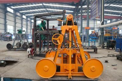 Qmy4-45 Electric Movable Cement Block Machine with Reasonable Price