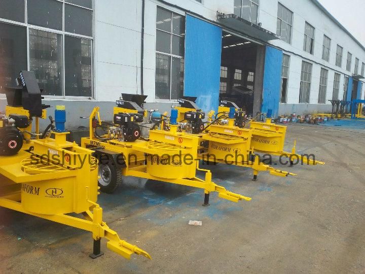 M7mi Super Hydraform Mobile Diesel Fuel Clay Interlock Brick Block Machine