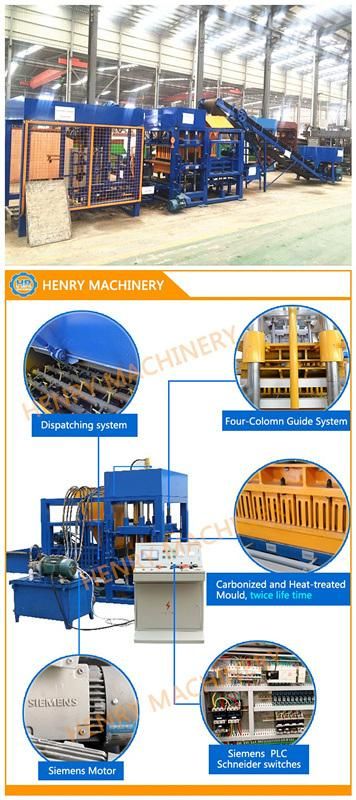 Qt4-18 Fully Automatic Block Moulding Machine Paving Blocks Hourdis Brick Making Machinery