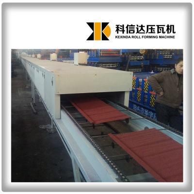 Stone Chip Coated Metal Roofing Tile Making Machine