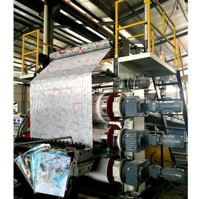 Free Installation PVC Marble Sheet Production Line Artificial Marble Sheet Machine Manufacturer