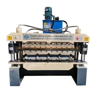 Roof Machine Double Layer Glazed Trapezoidal Roof Tile Roll Former