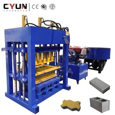 Qt 4-30 Mobile Laying Concrete Block Forming Machine