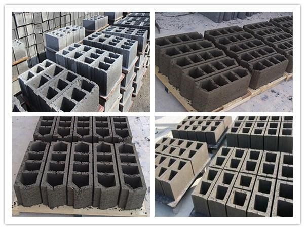 Movable Concrete Cement Egg Layer Block Making Machine Mobile Hollow Block Machine