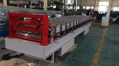 Tiles Machine Maker Roll Former Ribbed Aluminum Roofing Crimping Made Tile for Color Steel Metal Arch Roof Panel Curving Machine