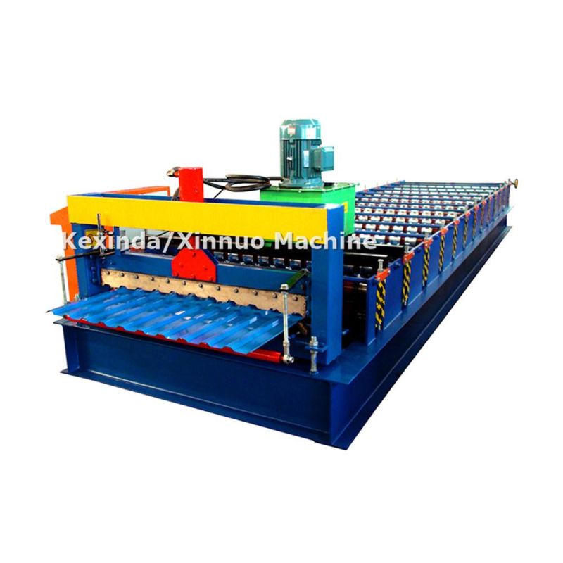 Automatic Aluminum Ibr Roof Sheet Steel Profile Making Roll Forming Machine Manufacturer