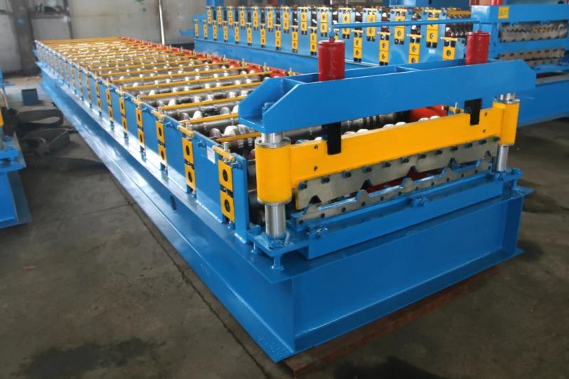 Colored Steel Panel Metal Sheet Ibr Trapezoid Roof Tile Making Roll Forming Machine