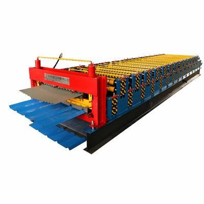 Building Material Wall Trapezoidal Metal Double Roofing Panel Roll Forming