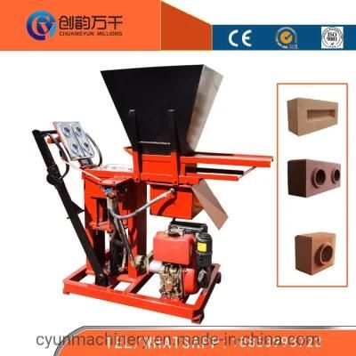 2-25 Semi Automatic Hydraulic Soil Cement Block Machine