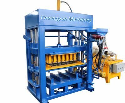 Qt4-30 Diesel Engine Concrete Block Making Machine Hollow Brick Machine