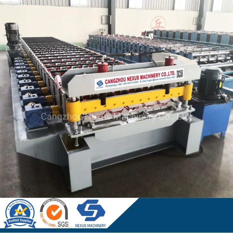 AG Panel Ribtype Roof It4 Sheet Roll Forming Machine with Gearbox Driven