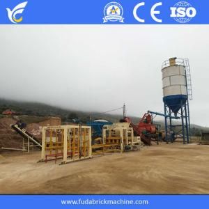 Automatic Concrete Cinder Hollow Block Making Machine, Brick Production Line Price Qt8-15