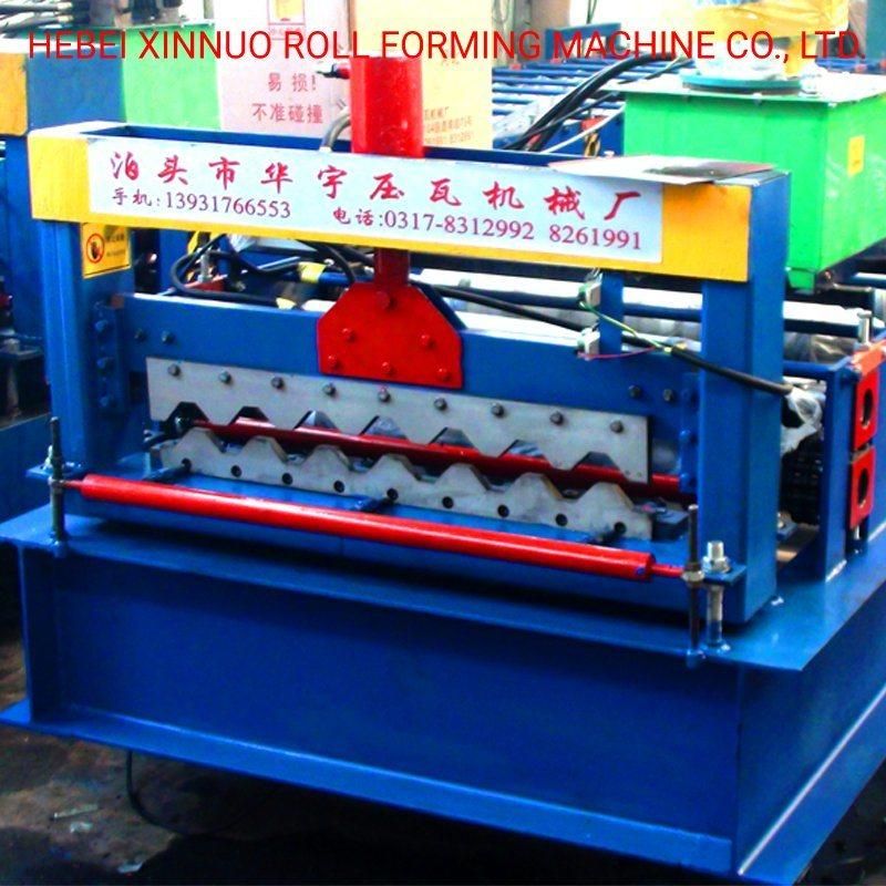 750 Full Automatic Galvalume Sheet Roll Forming Machine Iron Roof Tile Making Equipment