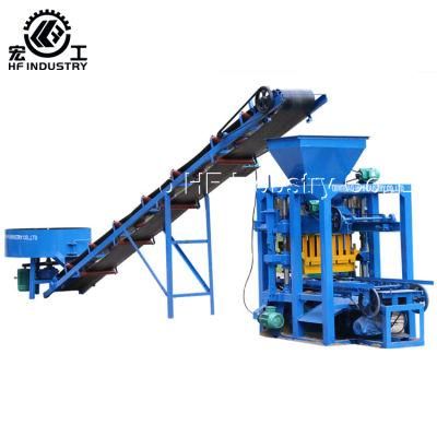 Qt4-26 Semi Automatic Concrete Block Making Machine Brick Machine