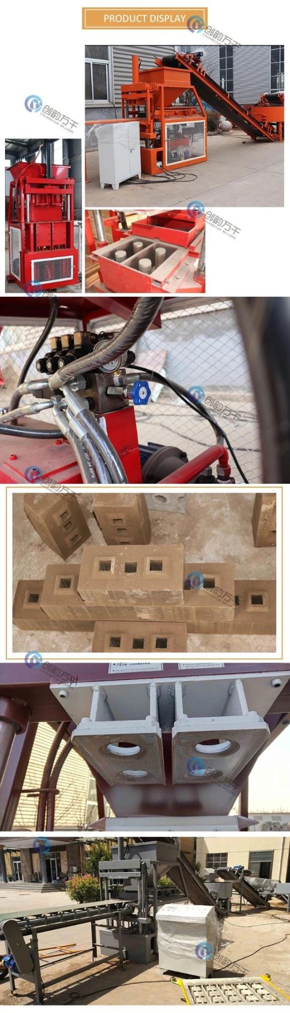 Construction Cy2-10 Lego Soil Interlocking Earth Clay Brick Making Machines in Cameroon