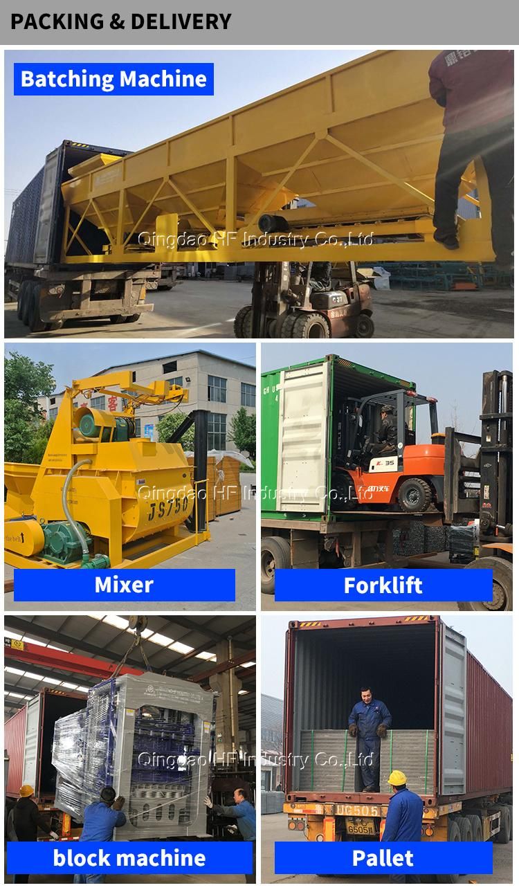 Concrete Paver Brick Packaging Machine/German Concrete Block Machine Qt10-15