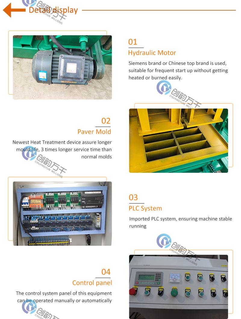 Qt4-25 Concrete Block Making Machine Interlocking Concrete Blocks Molds