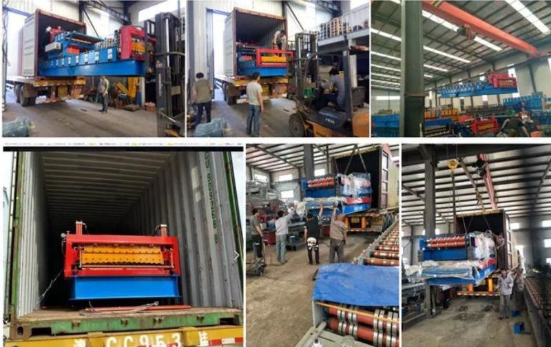 Africa Glazed Tile Aluminium Roofing Machine Panel Making Roll Forming Machine