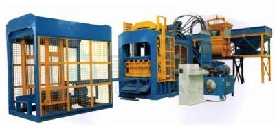 Xinming Qt10-15 Automatic Concrete Hollow Block Making Machine Paving Brick Making Machine with PLC System