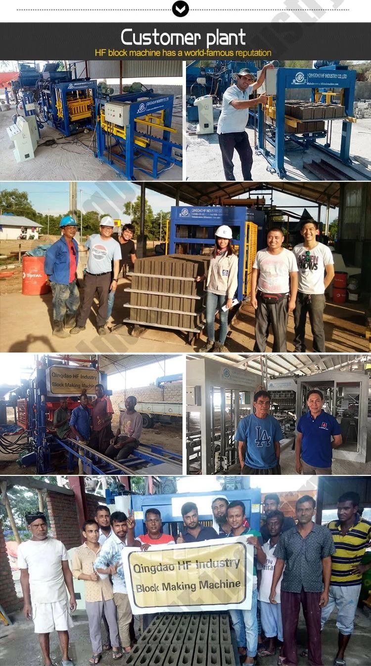 Qt15-15 Block Moulding Machine Prices in Ghana Concrete Paver Brick Making Machine