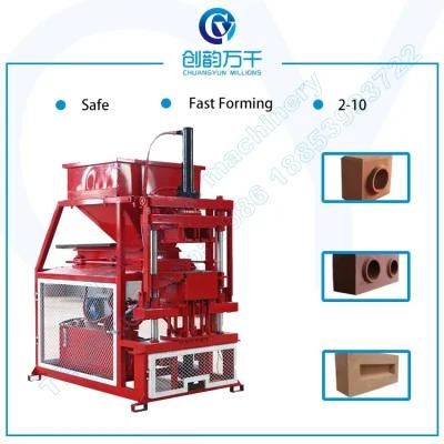 Cy2-10 Interlocking Brick Press Building Block Machine Sale Clay Brick Making Machine