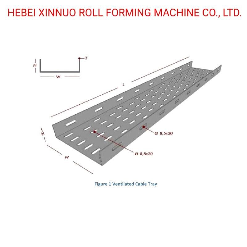 Wire Mesh Ventilated Perforated Type Cable Tray Making Roll Forming Machine