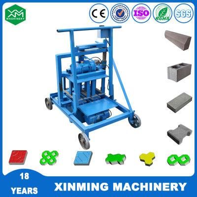 Small Manufacturing Machine Qmr2-45 Concrete Block Machine Mini Construction Brick Machine with Good Price