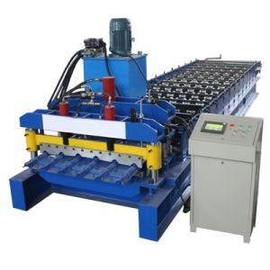 Glazed Corrugated Tile Roofing Sheet Cold Roll Forming Machine
