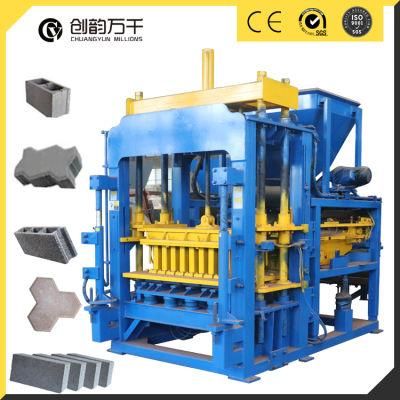 Qt4-15 Full Automatic Concrete Paver Hollow Brick Making Machine Mozambique