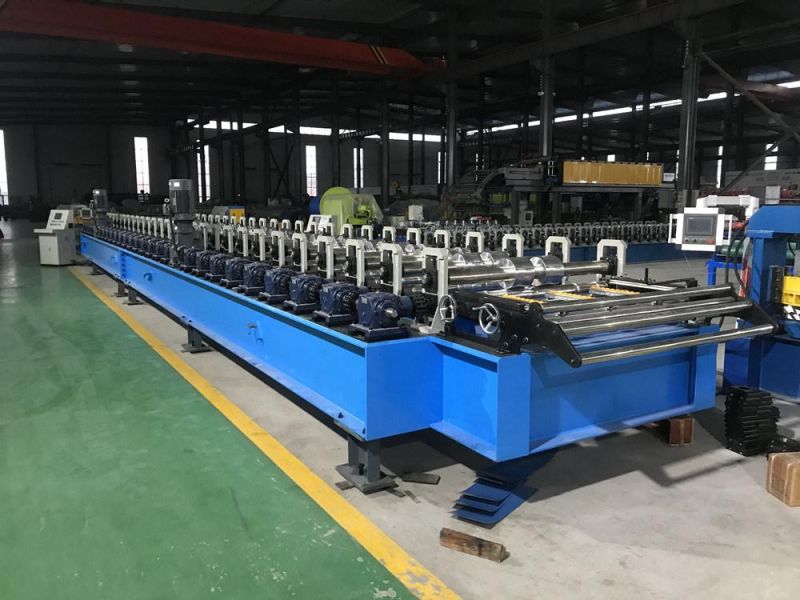 Trapezoidal Rib Roofing Sheet Roll Forming Machine Long Span Ibr Roof Tile Making Machine
