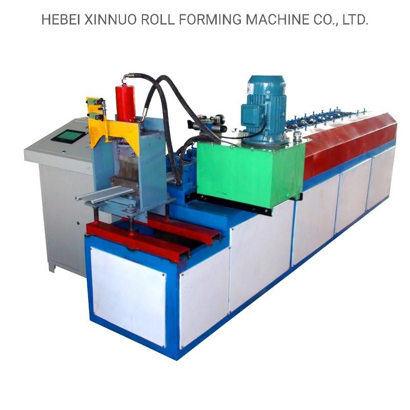 Xinnuo New Type Metal Rolling Shutter Door Guide Rails Roll Forming Machine