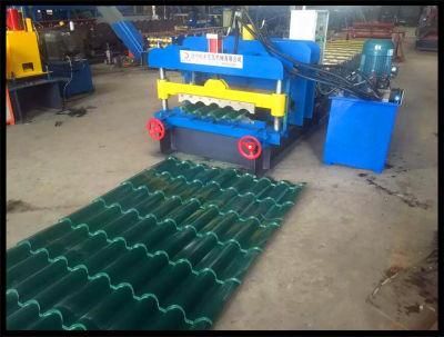 Metal Cold Roll Forming Machine for Roof / Glazed Tile Roll Forming Machine