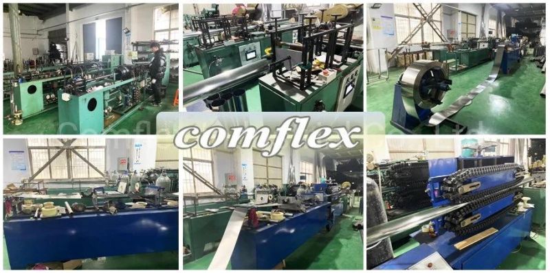 Custom Exhaust System Pipe/ Car Stainless Steel Braided Exhaust Vibrators Flex Tube Making Machine/ Production Line