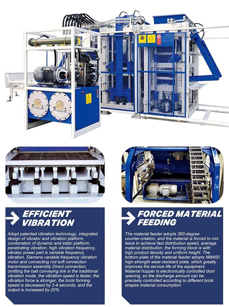 T10 German Technology Large Capacity Block Making Production Line Brick Machine