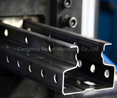 Solar Panel Frame Manufacturing Machine Strut Rollforming Line C Solar Strut Channel Roll Forming Machine