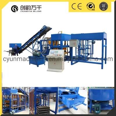 Intelligent Control Full Automatic Concrete Block Production Line in Mozambique (qtj4-25)