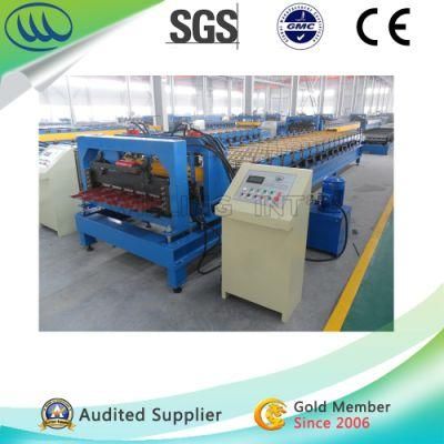 Newest Color Coated Steel Tile Roofing Roll Forming Machine