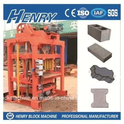 Qtj4-40 Small Scale Cocnrete Paver Block Making Machine