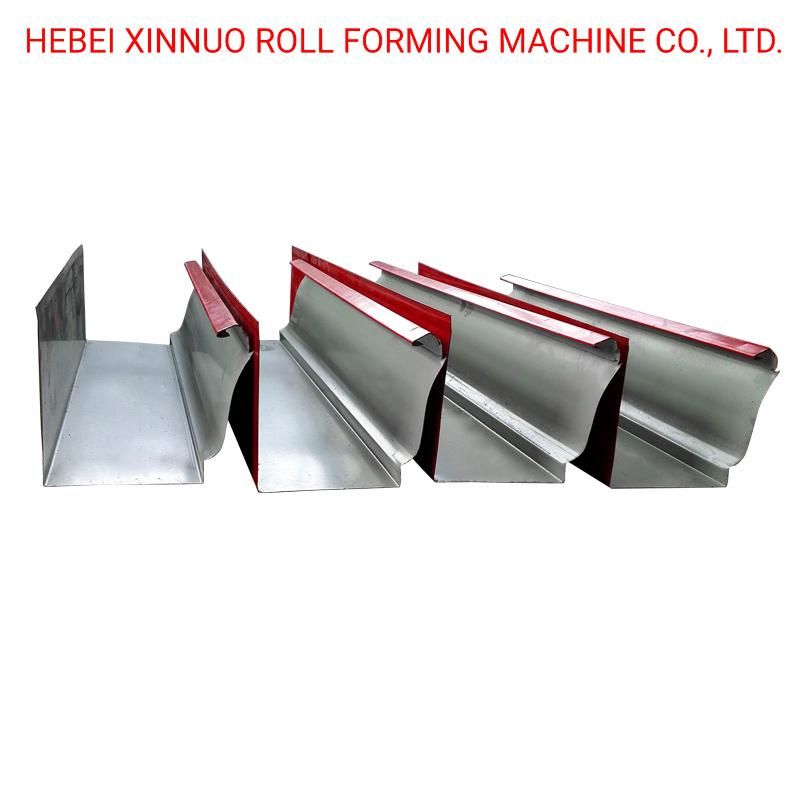 Square or Half Round Rain Gutter Cold Roll Forming Machine Manufacturer